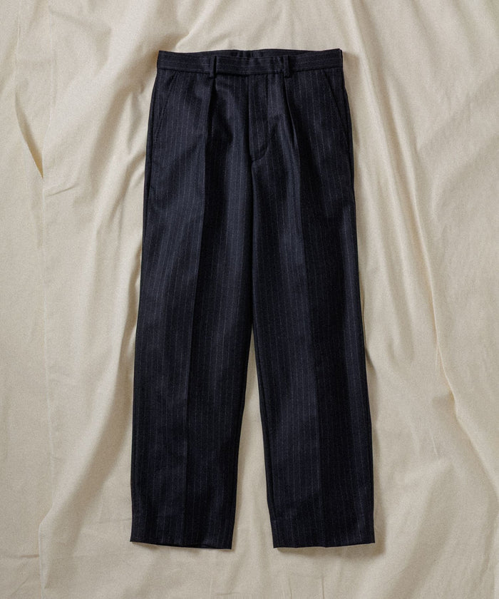WILD LIFE TAILOR / FLANNEL STRAIGHT SLACKS STRIPE